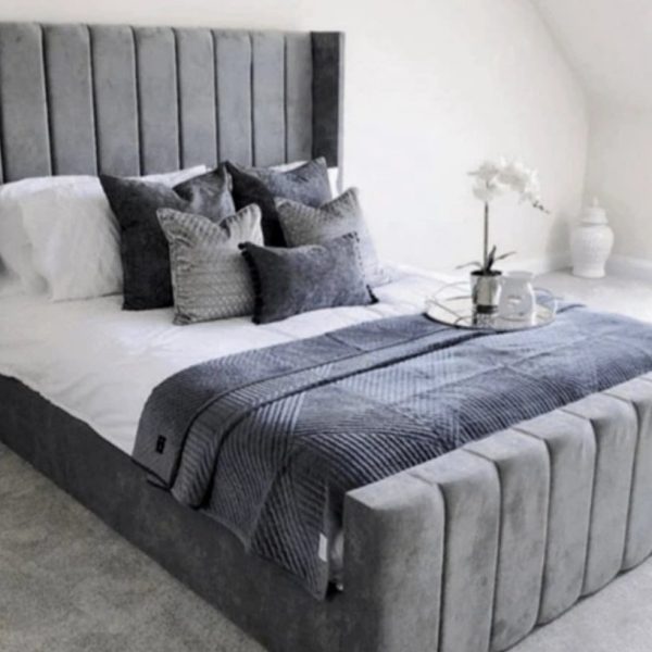 Elise Winged Panel Bed Frame