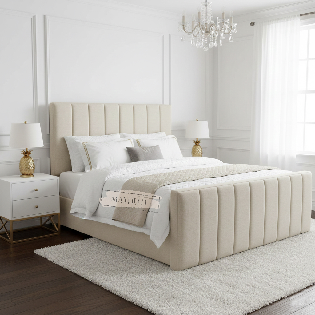bella designerj Bella Sleigh Bed Frame - Image 1