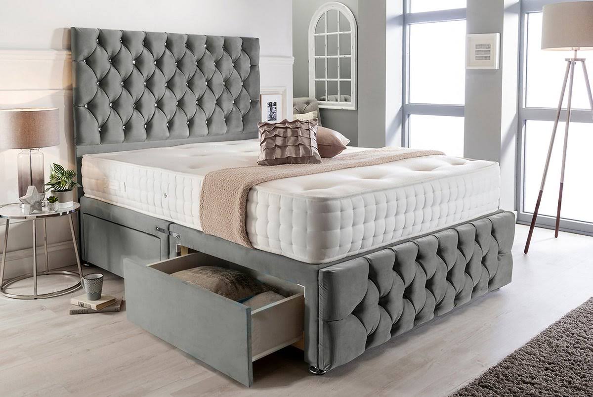 images.jpg Novo Suede Divan Set - Image 1