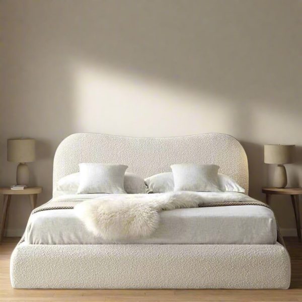 Cloud Teddy Boucle Bed Frame