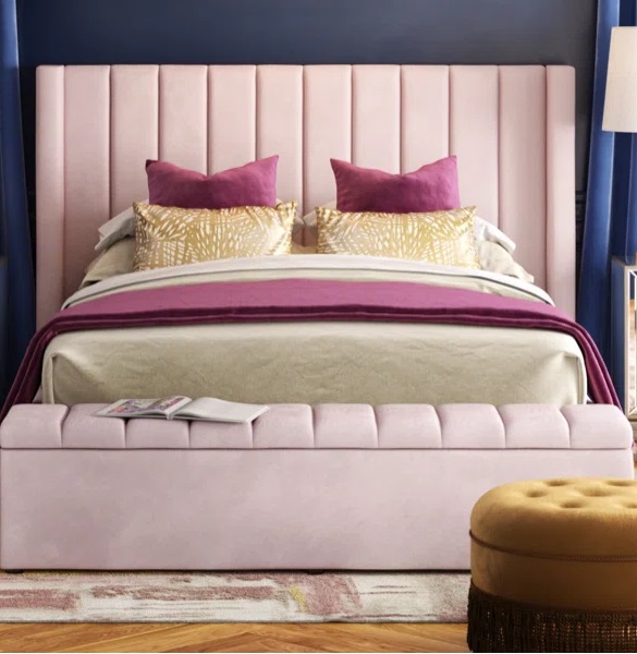 widerwing` Hanry Luxury Panel Wing Chunky Bed - Image 1