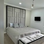 Tall Panel Headboard Bed Frame - Image 2